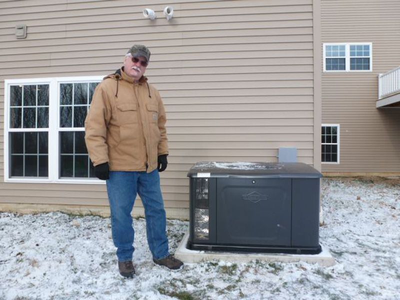 Generator-Installation-Satisfied-Customer Maintenance by Strongsville Electrician