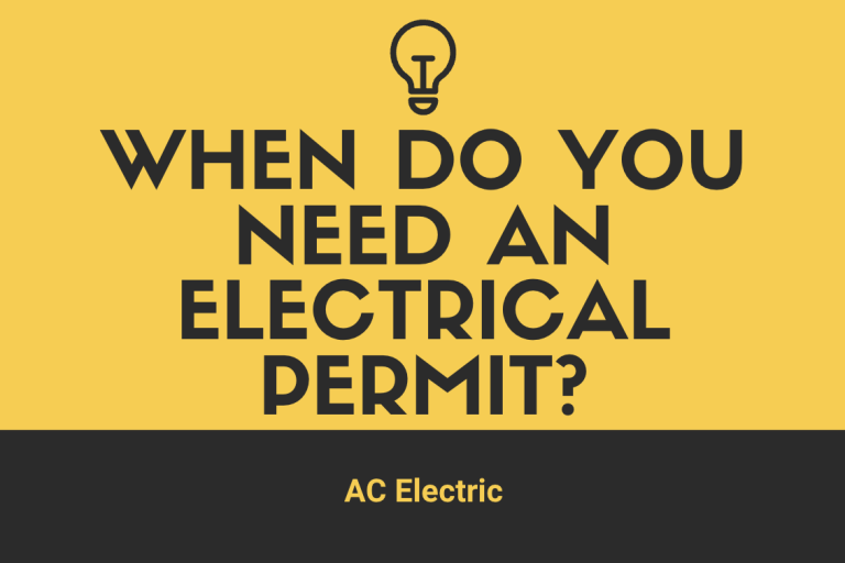 When Do You Need an Electrical Permit?