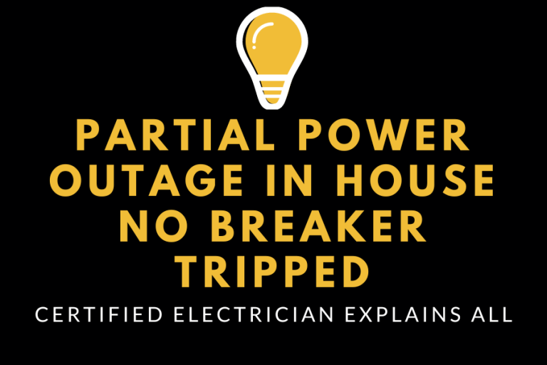 Partial Power Outage in House No Breaker Tripped