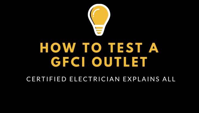 How to Test a GFCI Outlet
