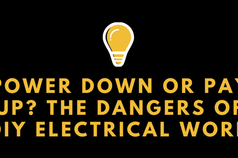 Power Down or Pay Up The Dangers of DIY Electrical Work