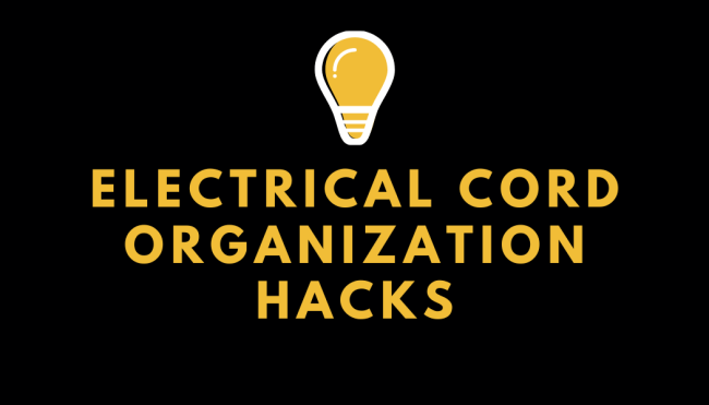 Electrical Cord Organization Hacks Electrical Cord Organization Hacks