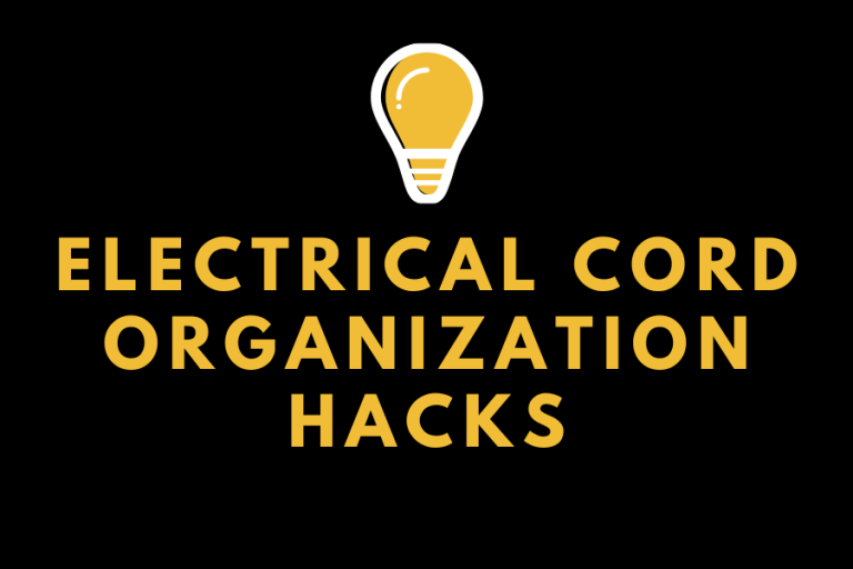 Electrical Cord Organization Hacks